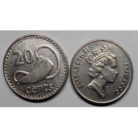 FIJI 20 Cents 2000