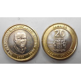 JAMAICA 20 Dollars 2001...