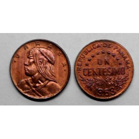 PANAMA 1 Centesimo 1968