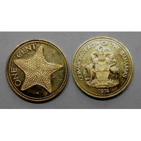 BAHAMAS 1 Cent 1974