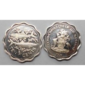 BAHAMAS 10 Cents 1974 PROOF