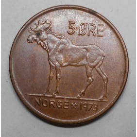 NORWAY 5 Ore 1973 KM 405