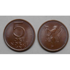 NORWAY 5 Ore 1973 KM 415