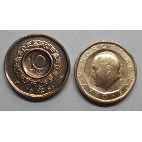 NORWAY 10 Kroner 1985