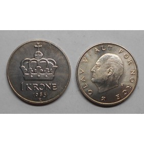 NORWAY 1 Krone 1985