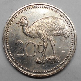 PAPUA NEW GUINEA 20 Toea 1975