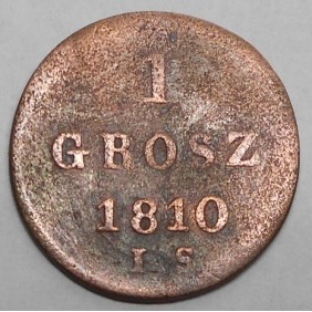 POLAND 1 Grosz 1810