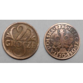 POLAND 2 Grosze 1934