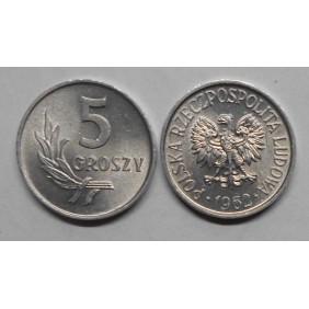 POLAND 5 Groszy 1962