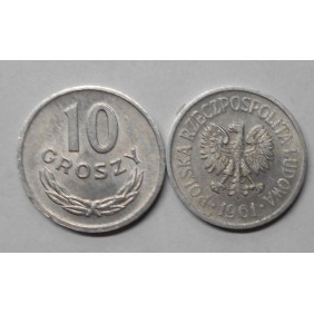 POLAND 10 Groszy 1961