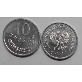 POLAND 10 Groszy 1965
