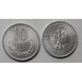 POLAND 10 Groszy 1970