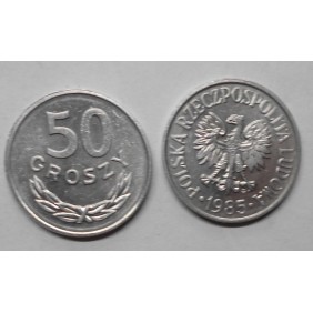 POLAND 50 Groszy 1985