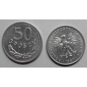 POLAND 50 Groszy 1987