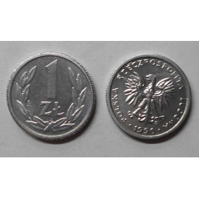 POLAND 1 Zloty 1990 KM 49.3