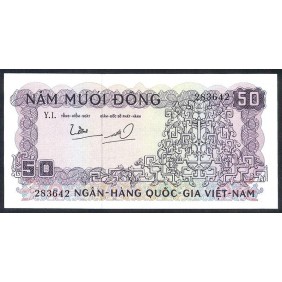VIET NAM SOUTH 50 Dong 1966