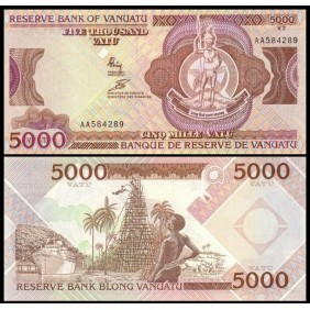 VANUATU 5000 Vatu 1993