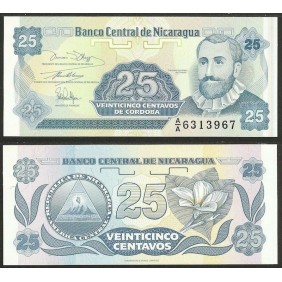 NICARAGUA 25 Centavos 1991