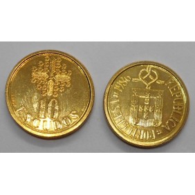 PORTUGAL 10 Escudos 1986