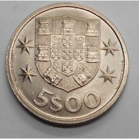 PORTUGAL 5 Escudos 1970