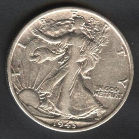 USA Half Dollar Liberty 1943 S