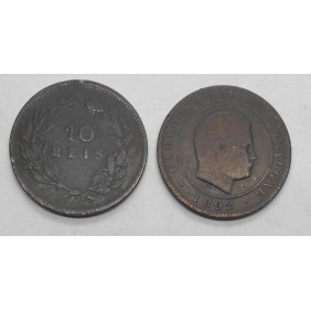 PORTUGAL 10 Reis 1892