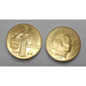 MONACO 10 Centimes 1976