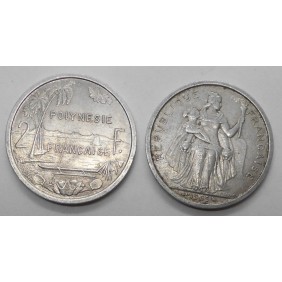 FRENCH POLYNESIA 2 Francs 1965