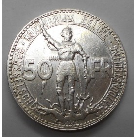 BELGIUM 50 Francs 1935 DER...