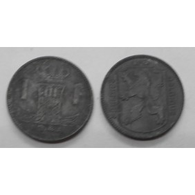 BELGIUM 1 Franc 1944 Belgie...