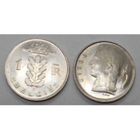 BELGIUM 1 Franc 1966 Belgie