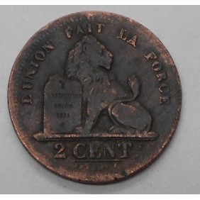 BELGIUM 2 Centimes 1834 rare