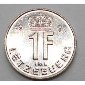 LUXEMBOURG 1 Franc 1991