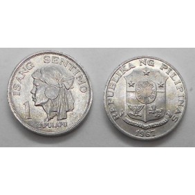 PHILIPPINES 1 Sentimo 1967