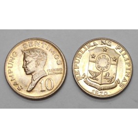 PHILIPPINES 10 Sentimos 1970