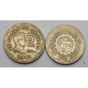 PHILIPPINES 5 Piso 2001