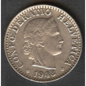 SWITZERLAND 20 Rappen 1943