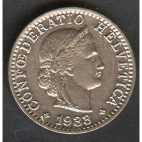 SWITZERLAND 20 Rappen 1933