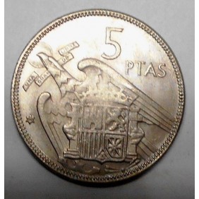 SPAIN 5 Pesetas 1957 (64)