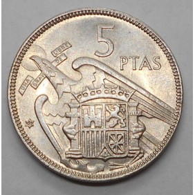 SPAIN 5 Pesetas 1957 (61)