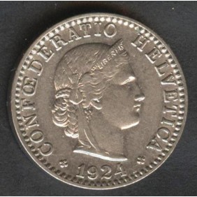 SWITZERLAND 20 Rappen 1924