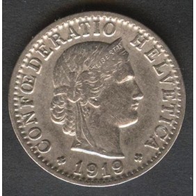 SWITZERLAND 20 Rappen 1919