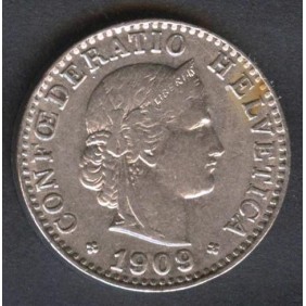 SWITZERLAND 20 Rappen 1909