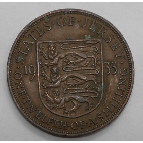 JERSEY 1/12 Shilling 1933