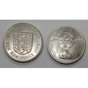 JERSEY 10 New Pence 1975