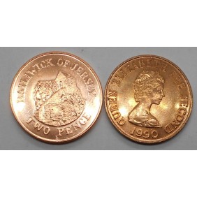 JERSEY 2 Pence 1990
