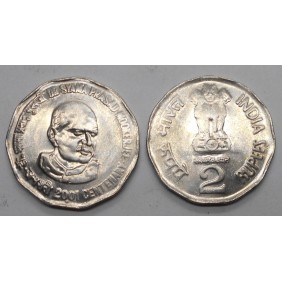 INDIA 2 Rupees 2001N Dr....