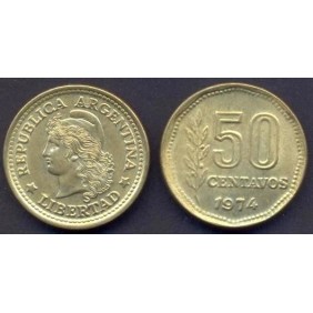 ARGENTINA 50 Centavos 1974