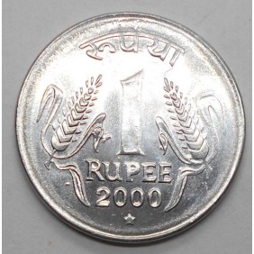 INDIA 1 Rupee 2000 H