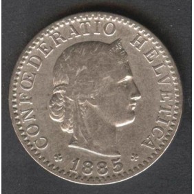 SWITZERLAND 20 Rappen 1885
